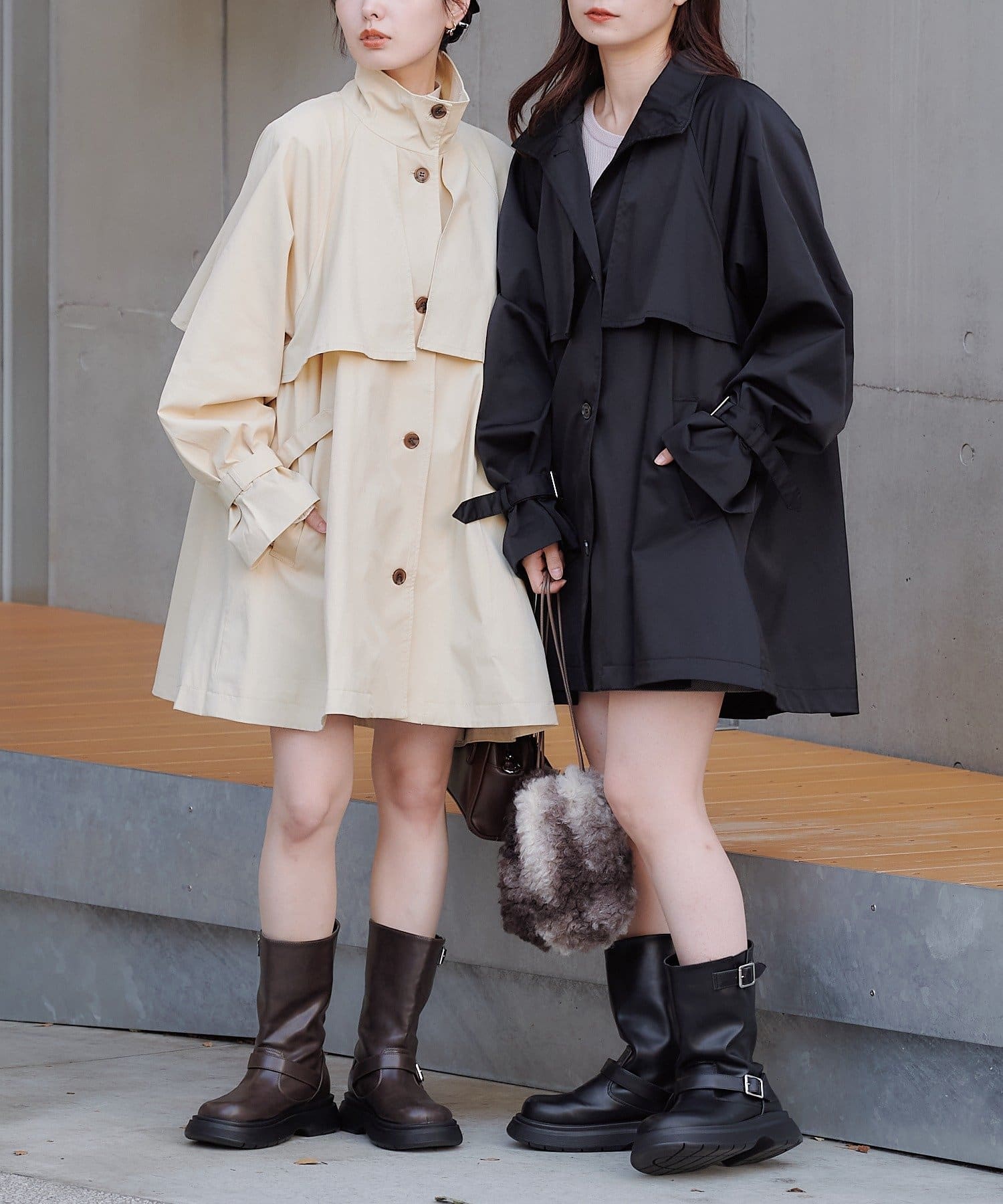 バックギャザートレンチコート | Kastane(カスタネ)レディース | PAL