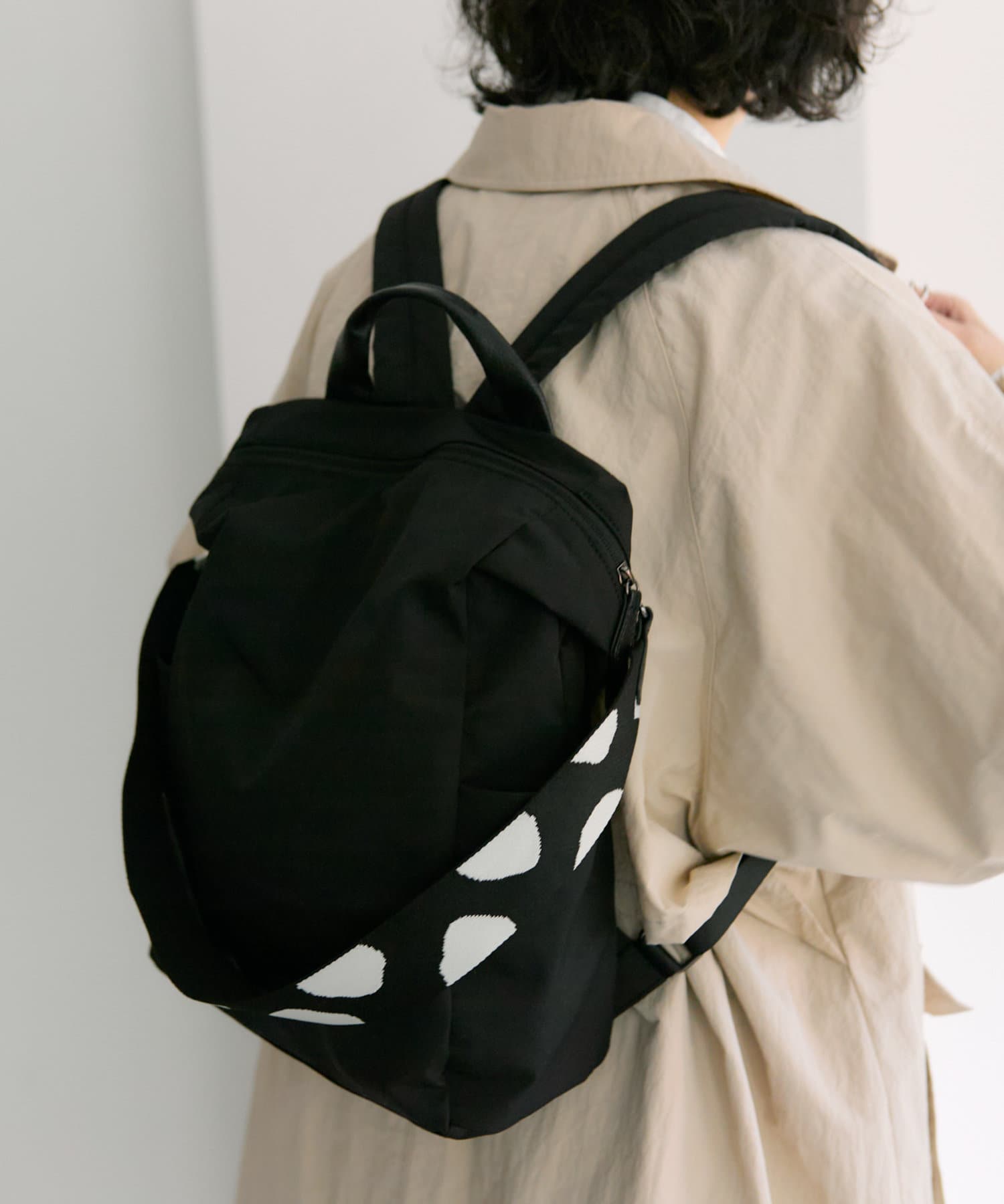 柄ワイドテープリュック＆ショルダーバッグ | ear PAPILLONNER(イア