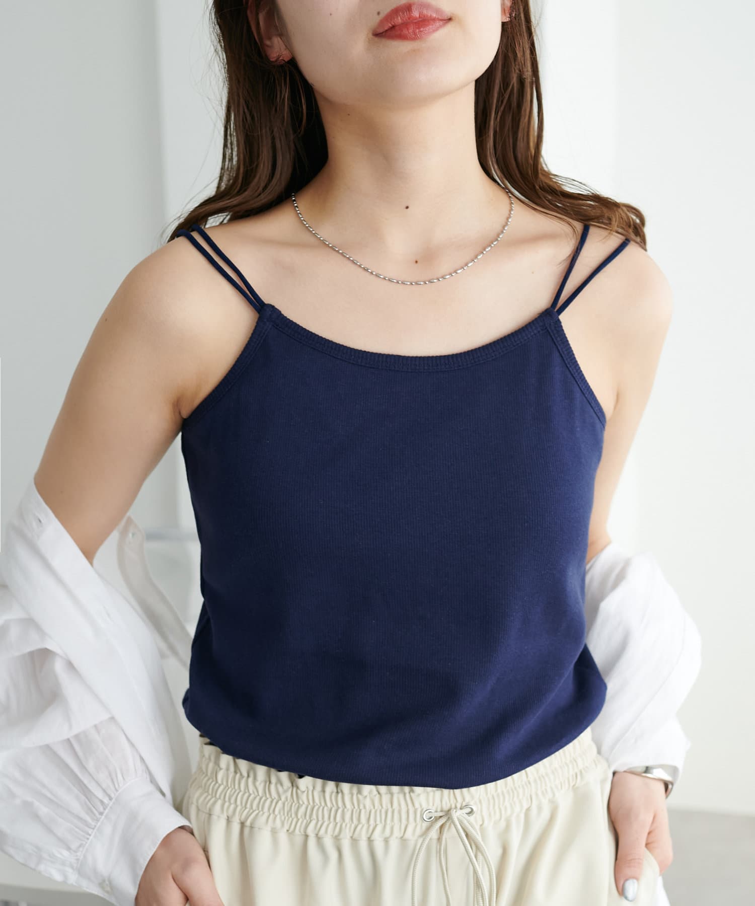 WEB限定】ダブルストラップカップ付キャミソール | DISCOAT(ディス