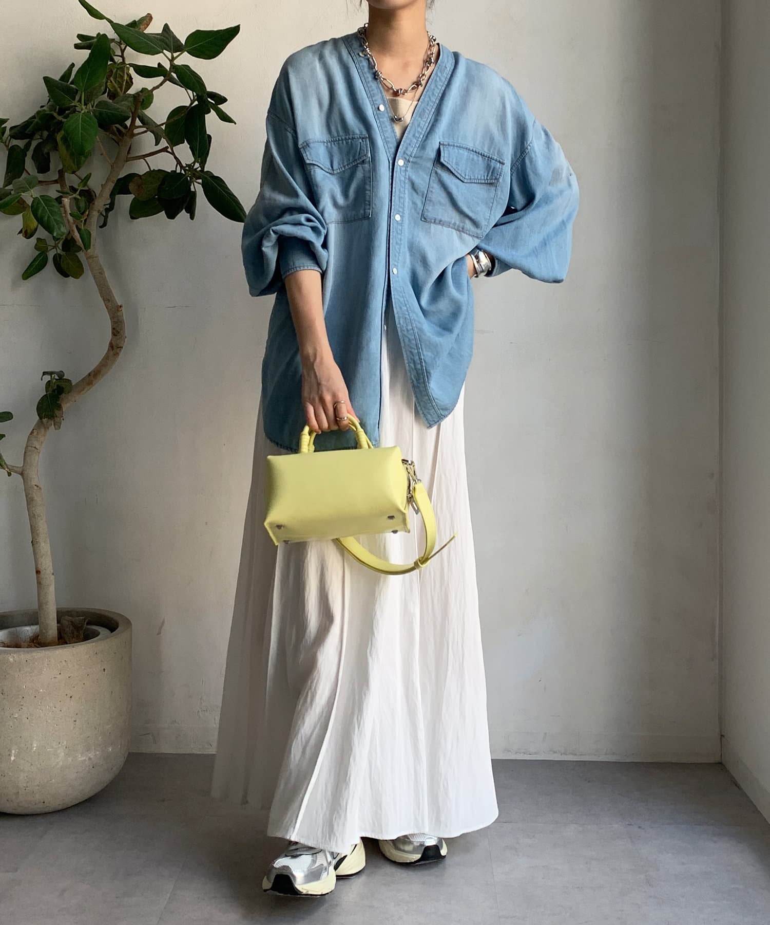 デニムVVシャツ | DOUDOU(ドゥドゥ)レディース | PAL CLOSET(パル