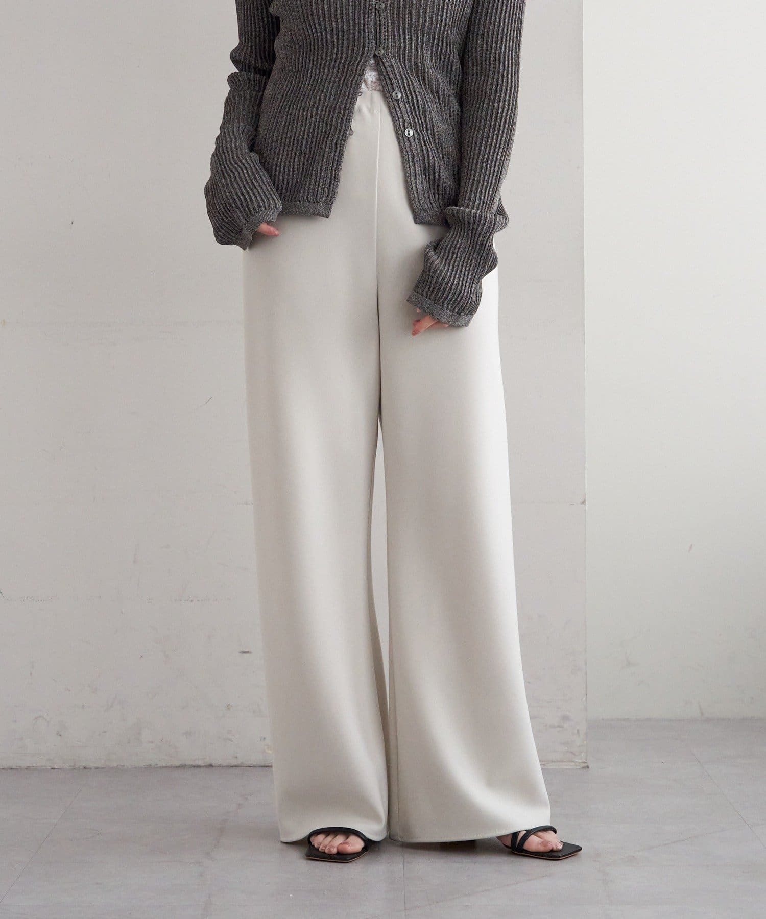 マイナス3キロ見え！】【名品パンツ】【新色登場！】ダブルクロス