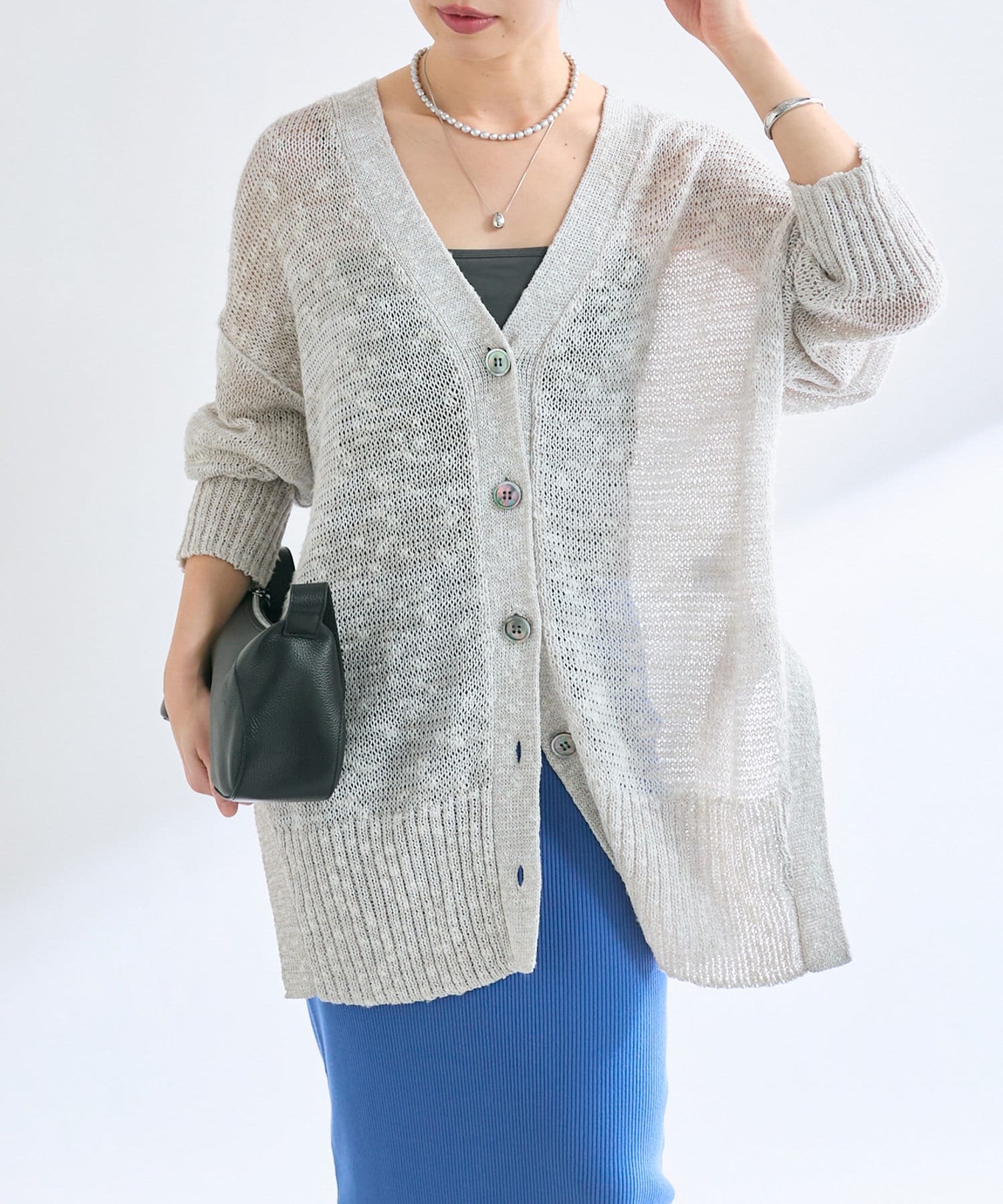 名品リバイバル/手洗い可】NEWサイドスリットカーデ | RIVE DROITE