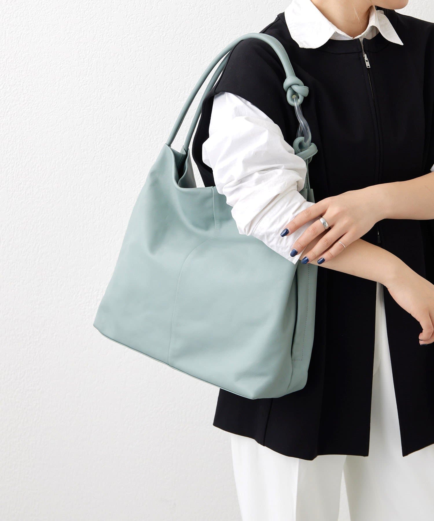 しずくパーツワンハンドルバッグ | ear PAPILLONNER(イア パピヨネ