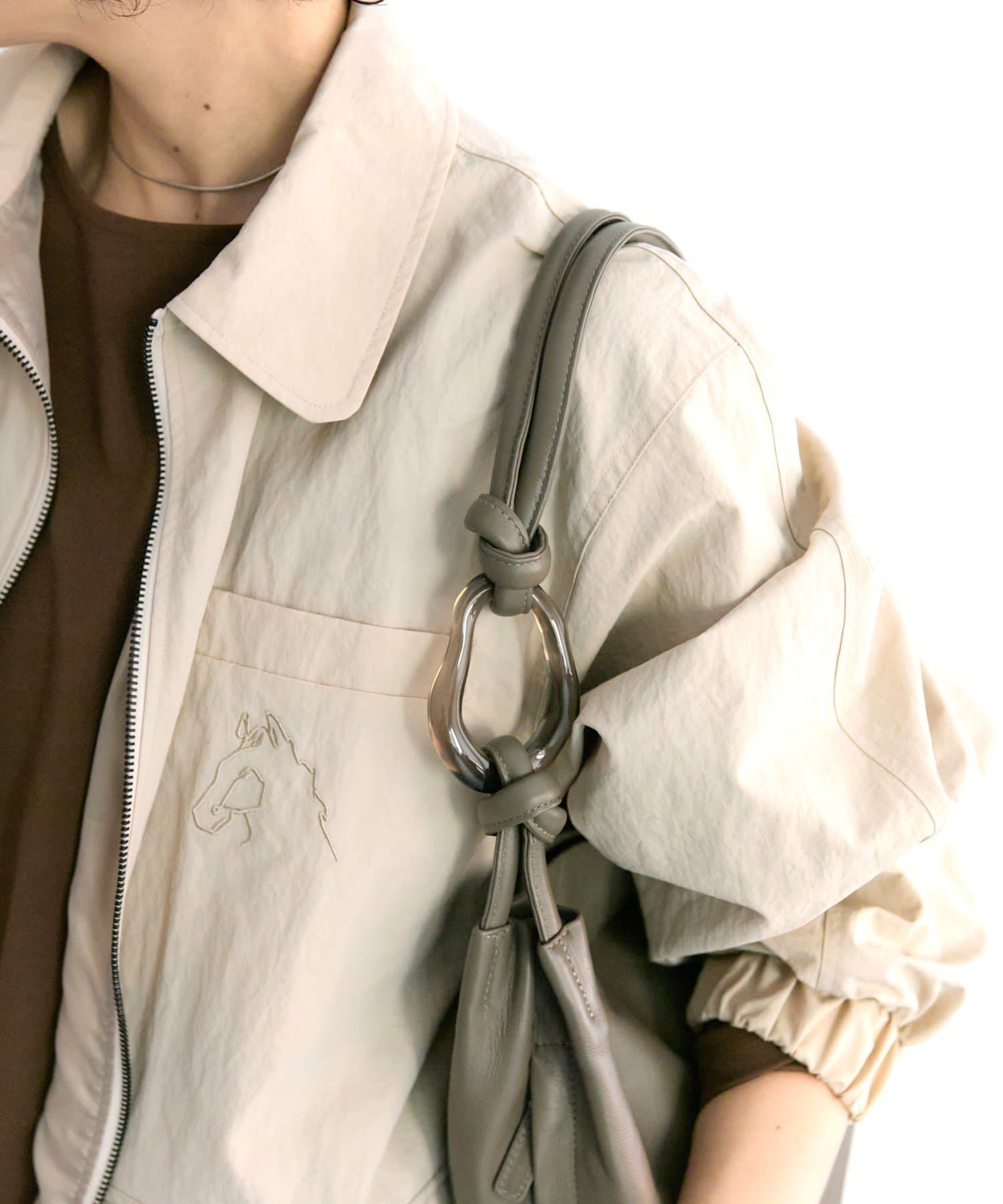 しずくパーツワンハンドルバッグ | ear PAPILLONNER(イア パピヨネ