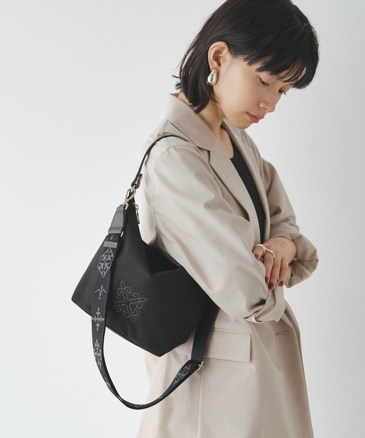 WEB限定追加》コーデュラナイロン2WAYシンプルショルダーバッグ