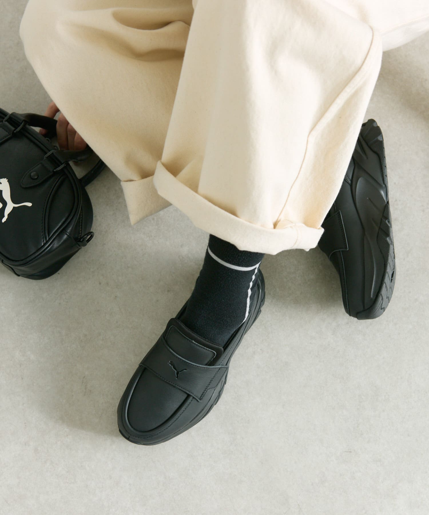 PUMA(プーマ)】LOAFYR WNS PUMA BLACK ウィメンズ ローファー | ear