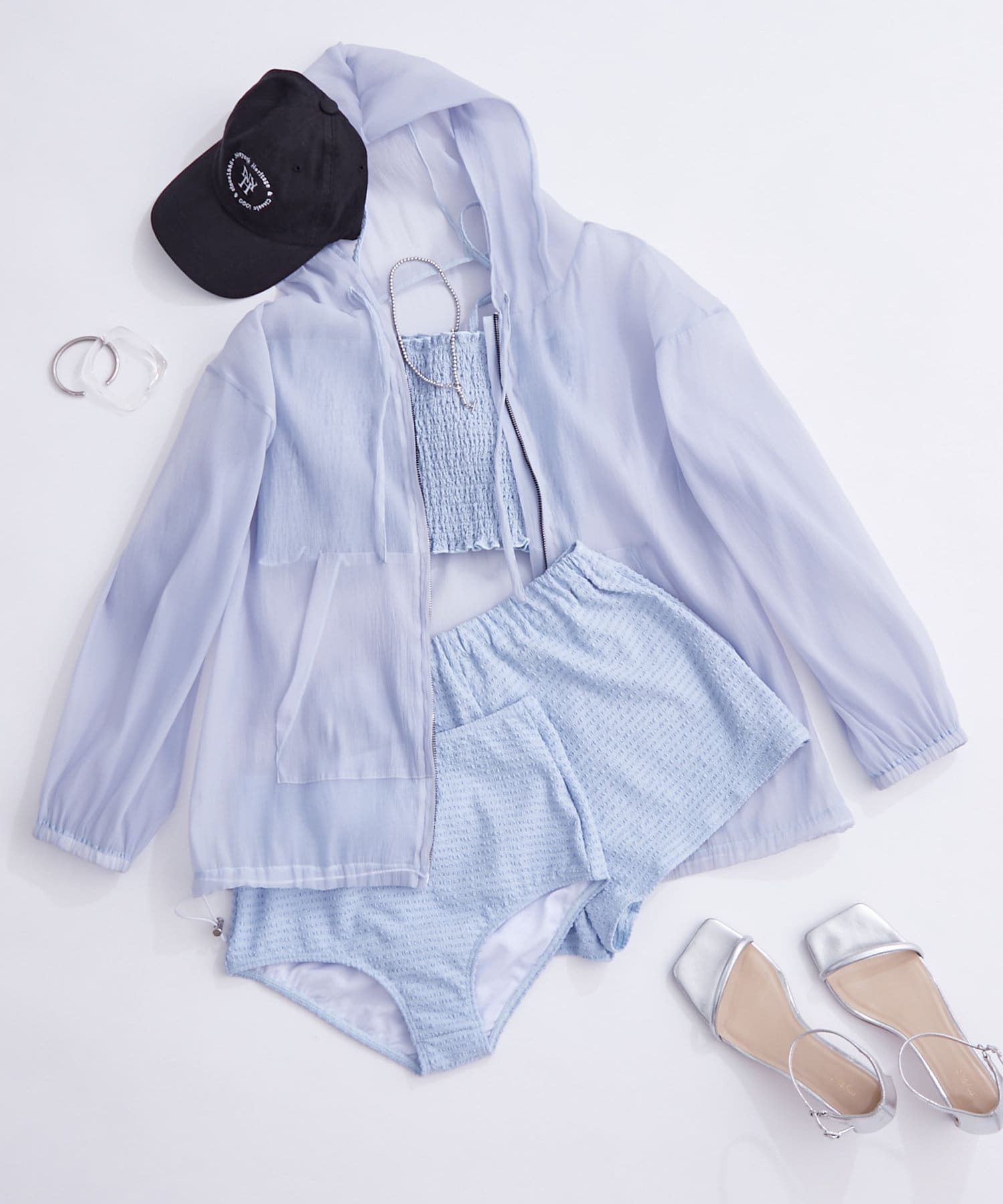 シアーパーカー4SETスイムウェア | mystic(ミスティック)ライフ