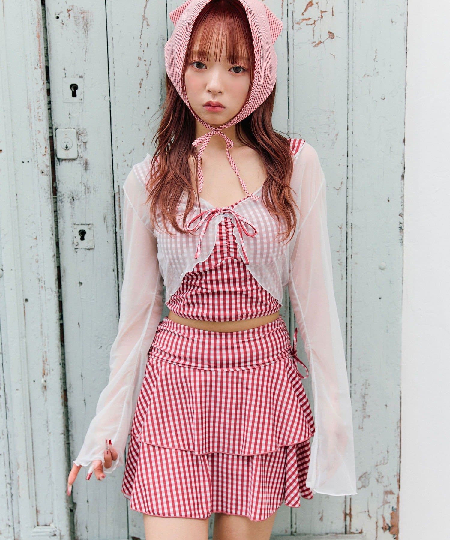 3点セット】レース羽織付リボンswim wear | OLIVE des OLIVE(オリーブ