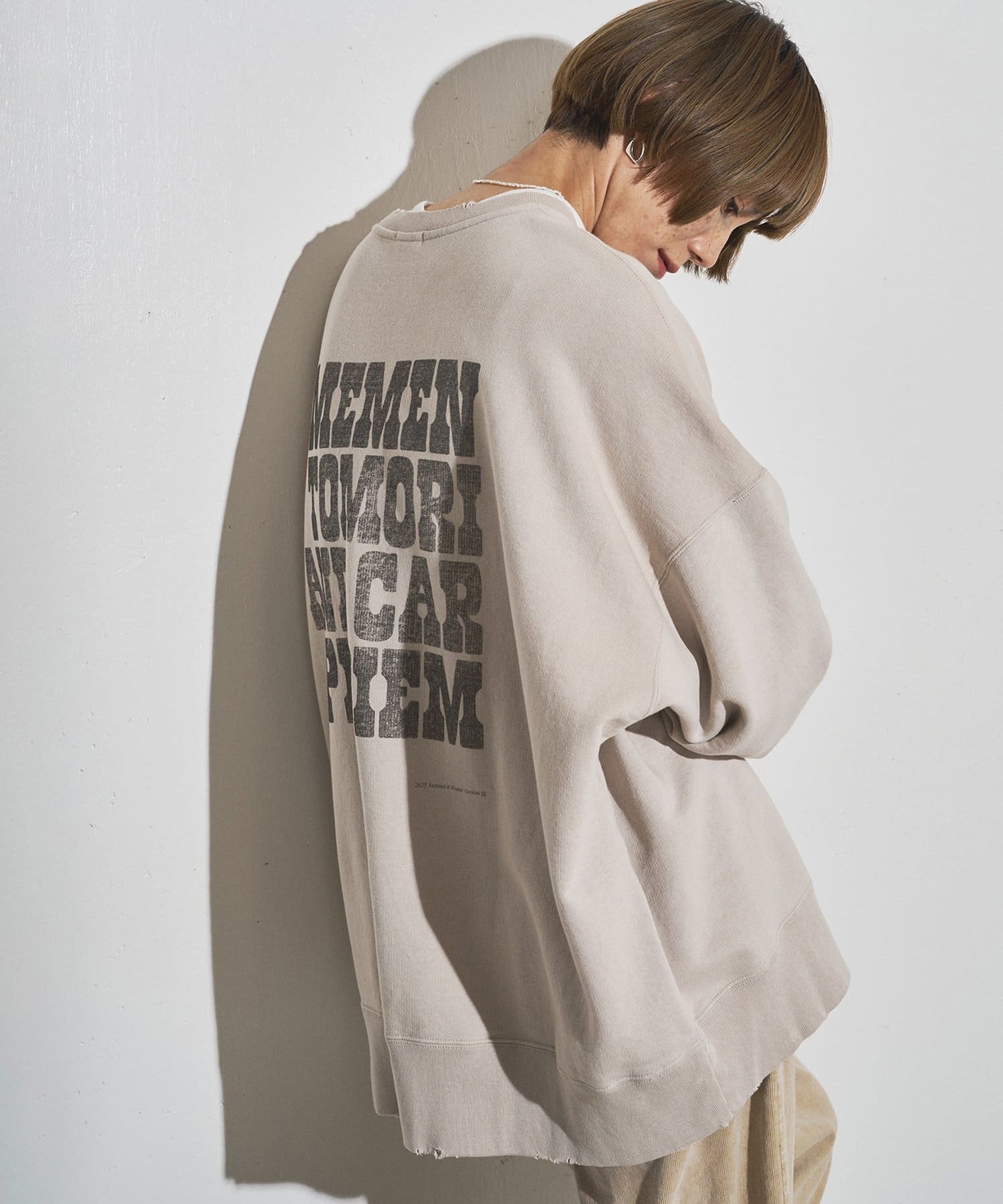 GEMINI】オーバーバックプリントスウェット | Whim Gazette(ウィム