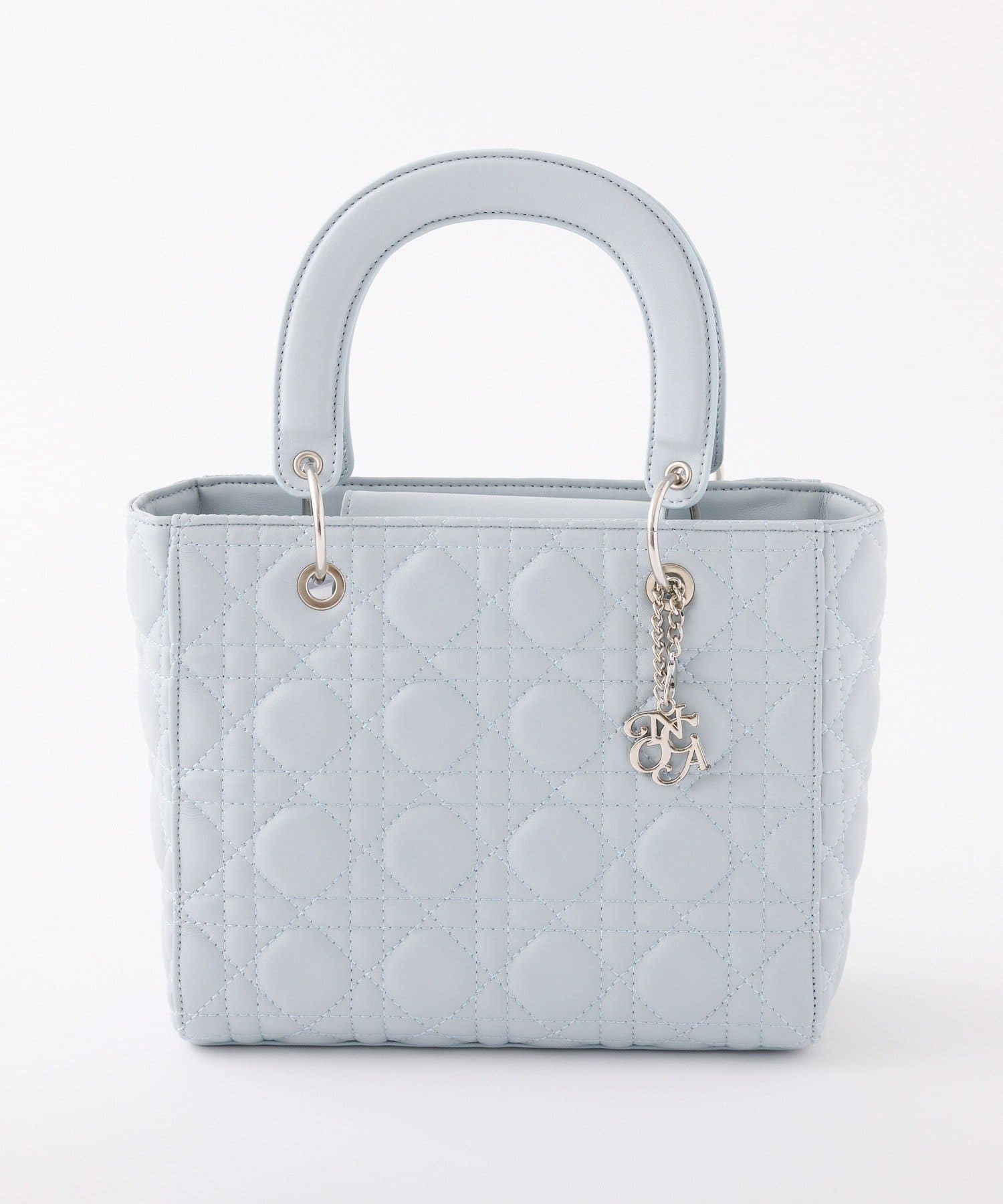 チャーム付きキルティングミニトートバッグ | one after another NICE