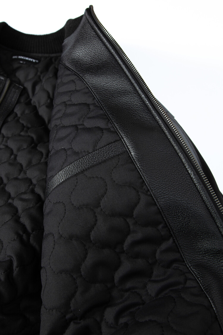 surgery bone cutting varsity jacket 'all black'