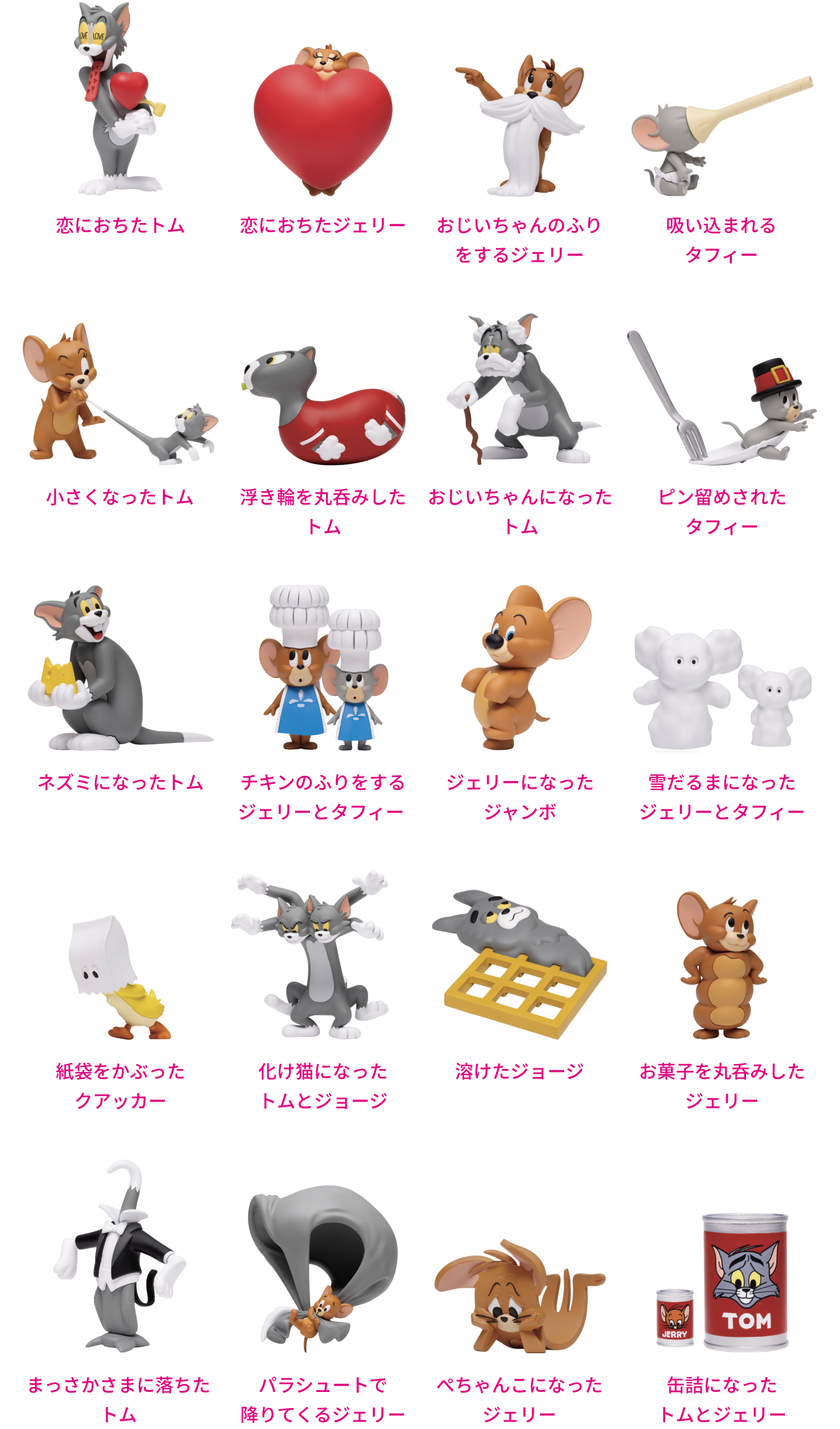 トムとジェリーの新作くじ「TOM and JERRY FUNNY ART! 4」Happyくじが