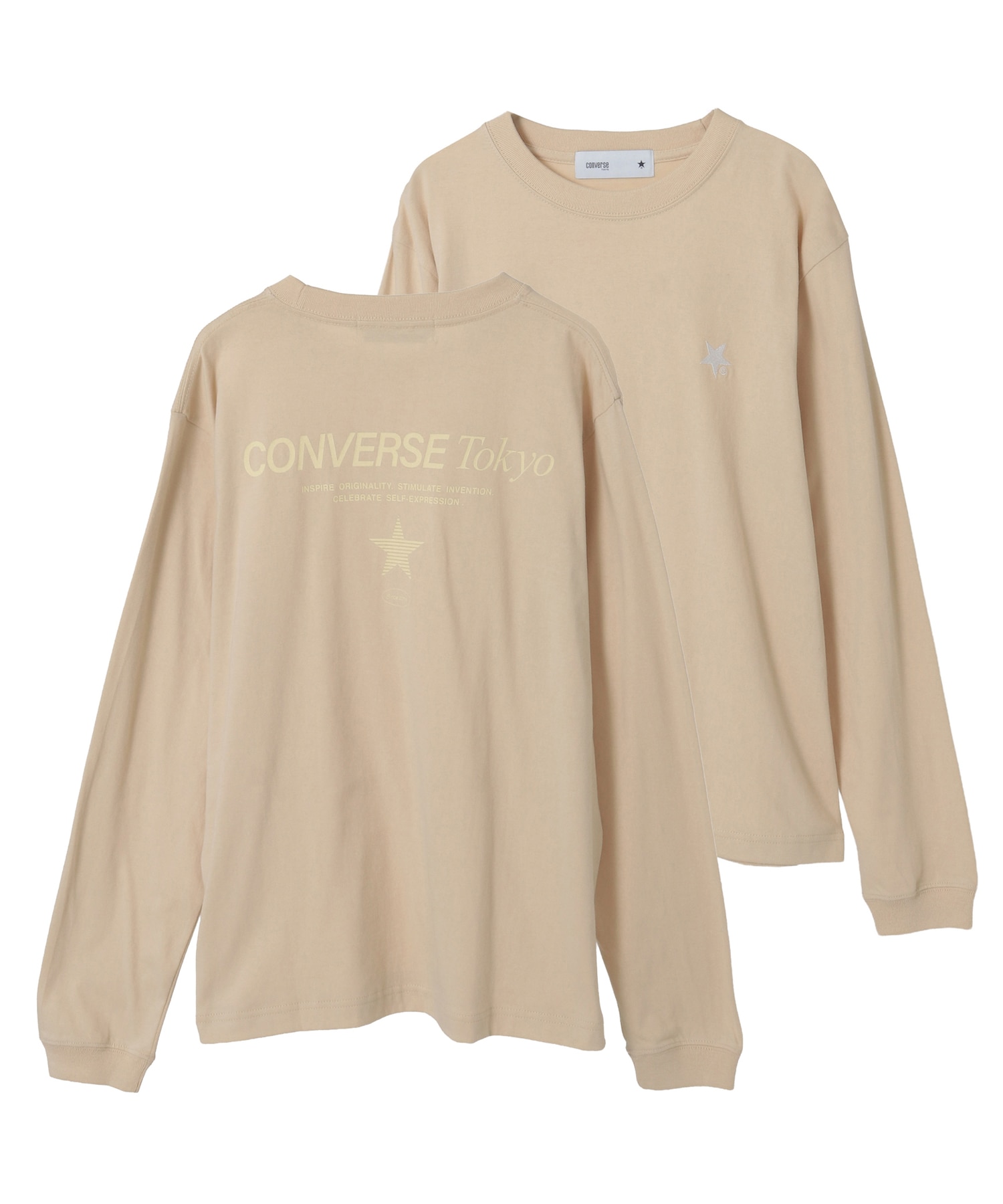 BACK LOGO LONGSLEEVE TEE｜CONVERSE TOKYO (コンバーストウキョウ