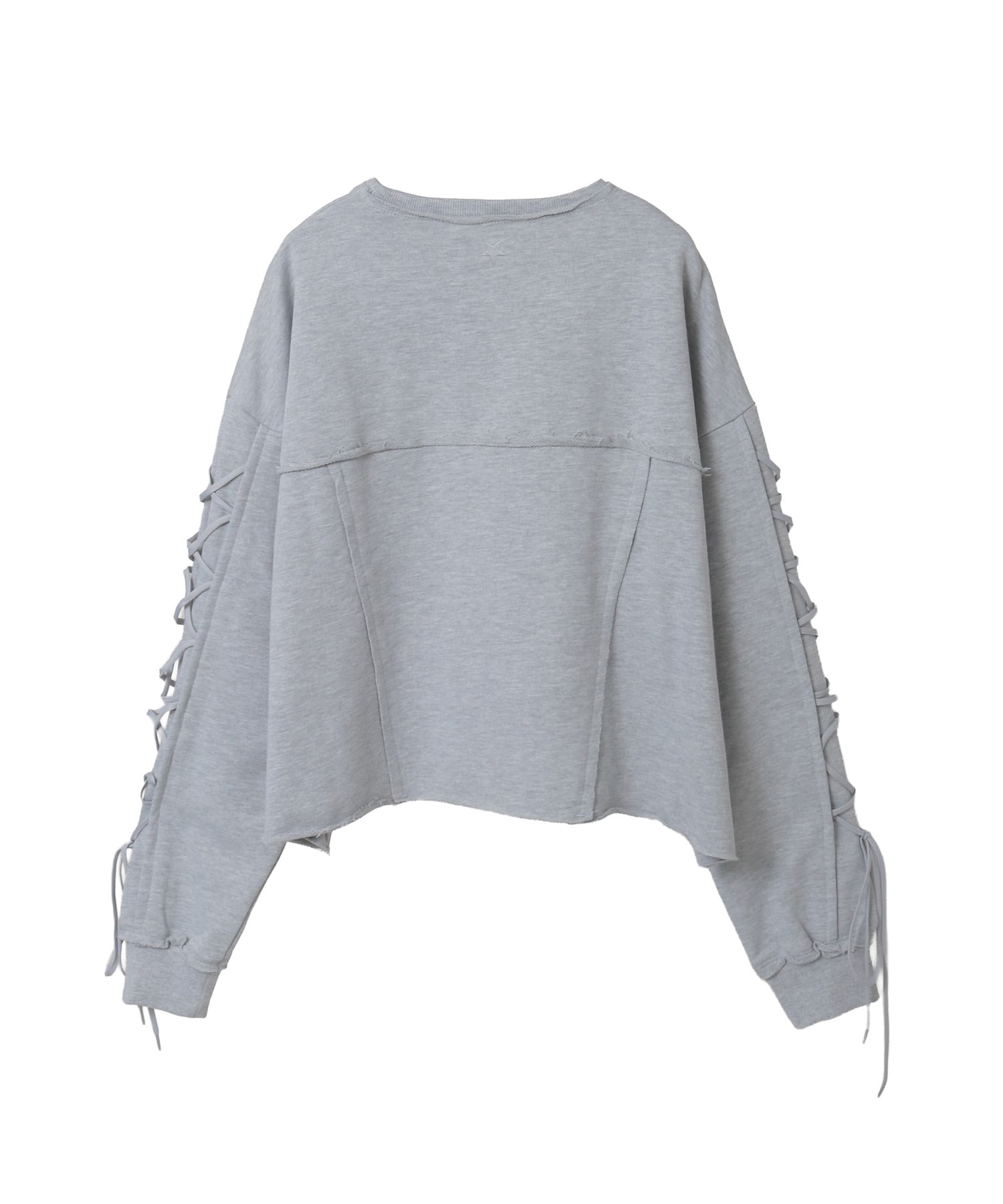 LACE-UP SLEEVE SHORT SWEAT｜CONVERSE TOKYO (コンバーストウキョウ