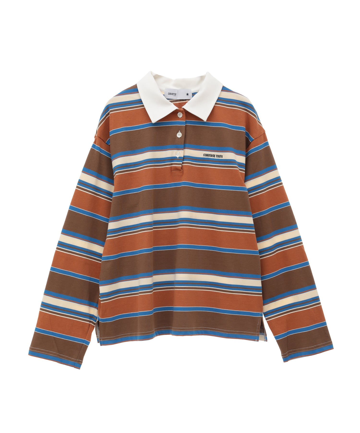 MULTI BORDER RUGGER TEE｜CONVERSE TOKYO (コンバーストウキョウ