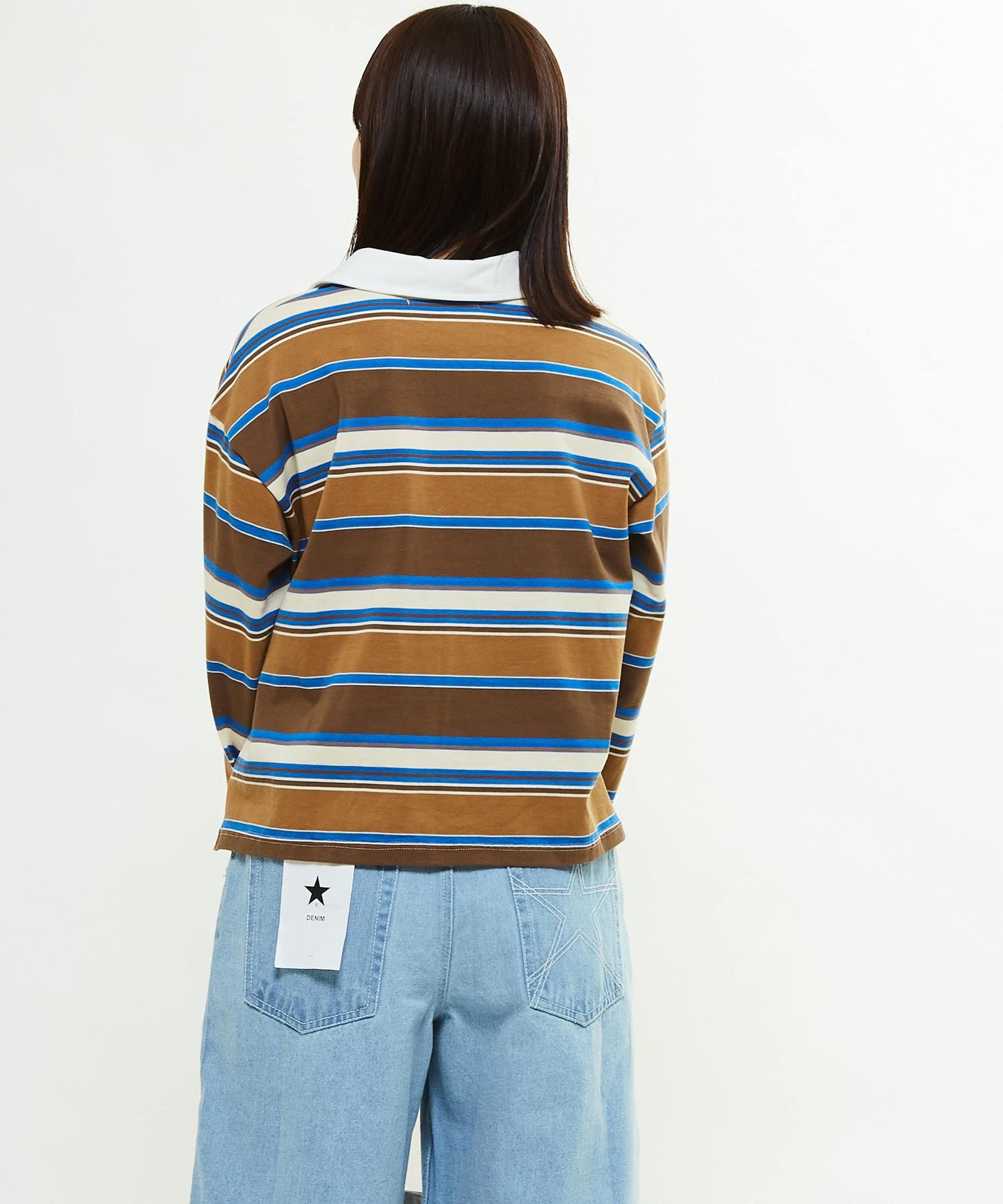 MULTI BORDER RUGGER TEE｜CONVERSE TOKYO (コンバーストウキョウ