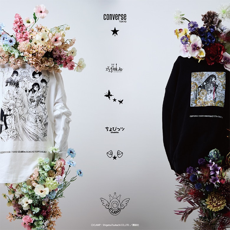 今期新品未使用 converse TOKYO靴紐レースアップスリーブ スゥエット