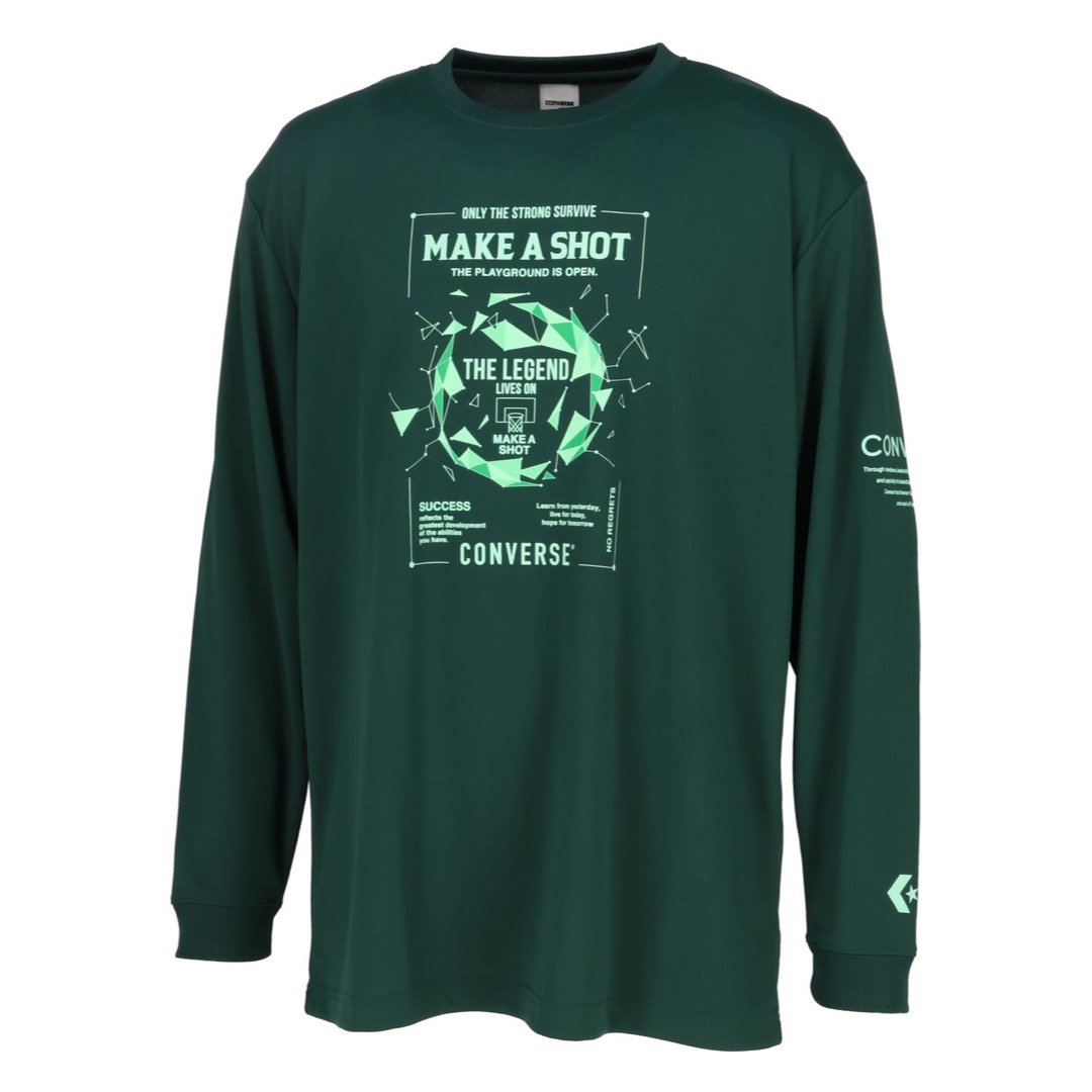 CB242367L プリントロングスリーブシャツ - ホワイト［1100