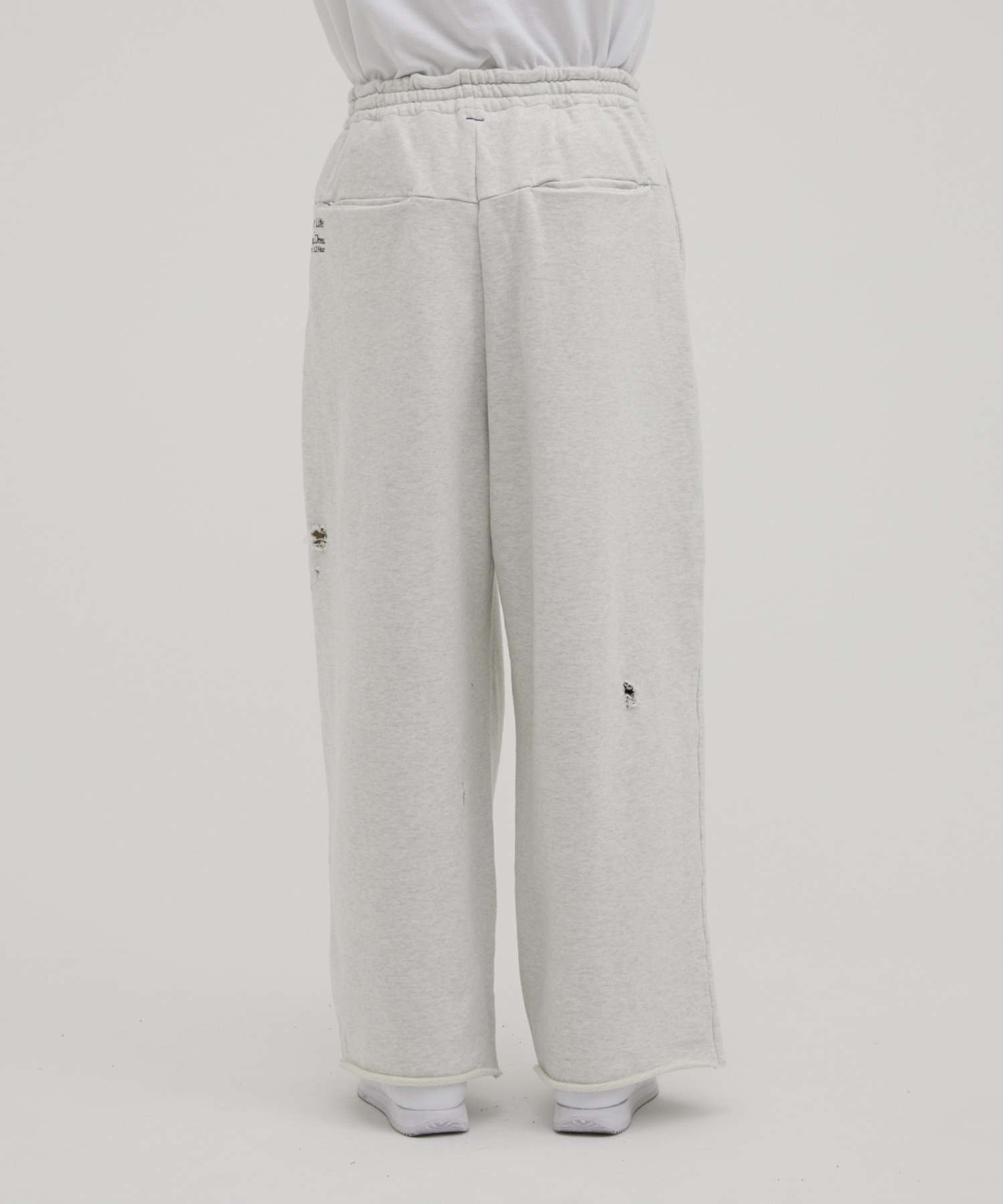 別注 HOME BAGGY DAMEGED(XS WHITE): SHINYAKOZUKA: MENS｜CONZ ONLINE