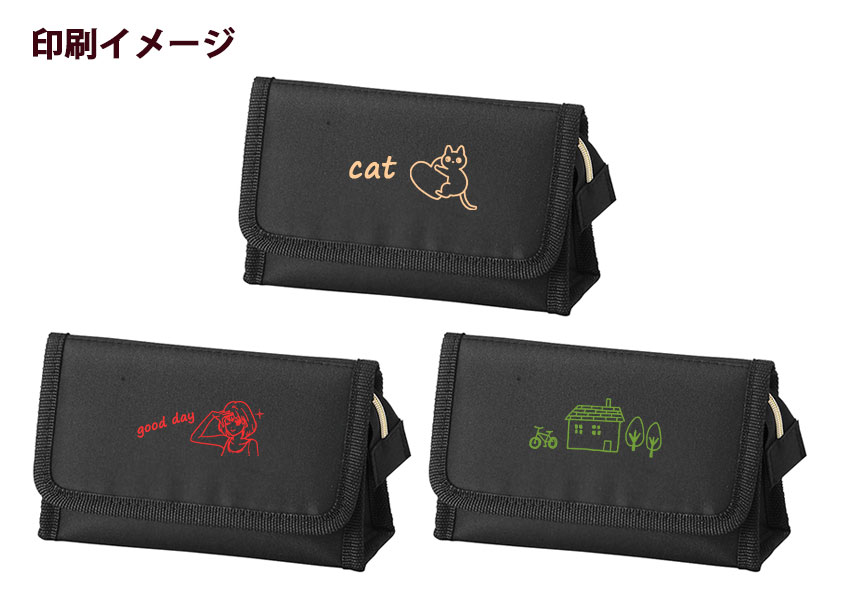 ミラー付 ポーチ 約100×160×50mm | オリジナルグッズ・OEM