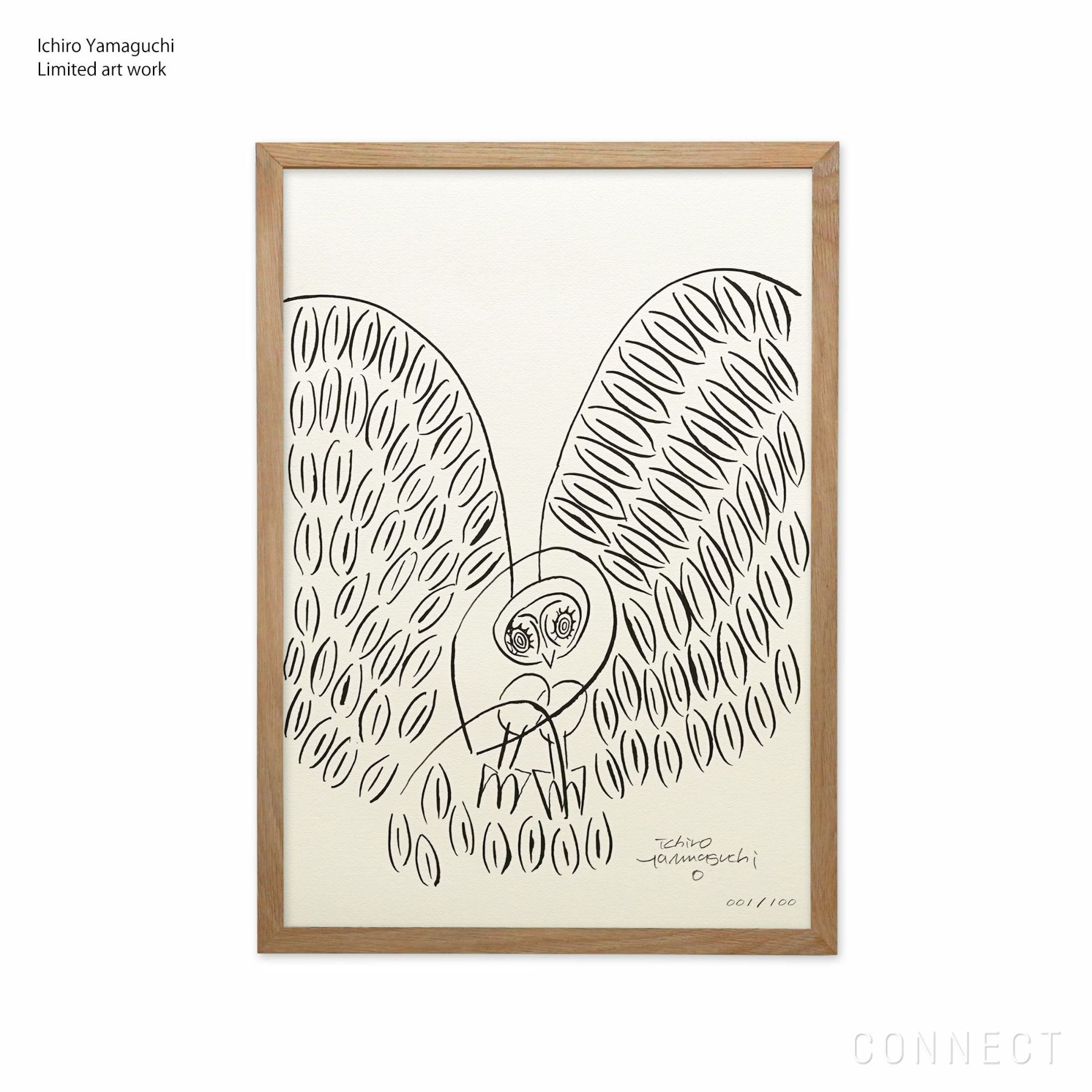 山口一郎 / Giclee（ジクレー印刷）「鳥」 / Sサイズ / アートポスター