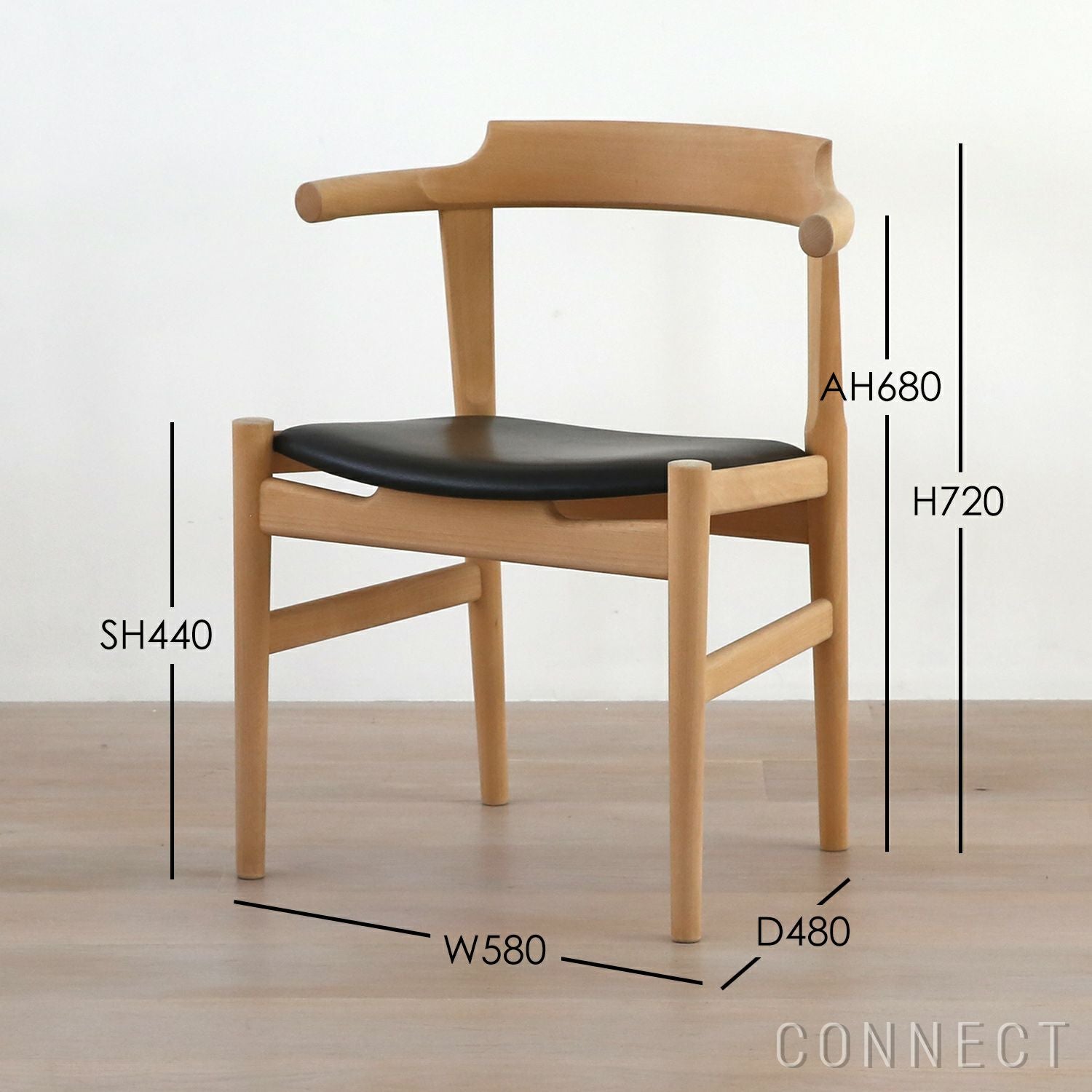 PP Mobler｜PP58 チェア ビーチ材・ソープフィニッシュ｜PPモブラー