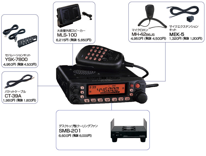 FT-7900（生産終了） | アマチュア無線【八重洲無線】