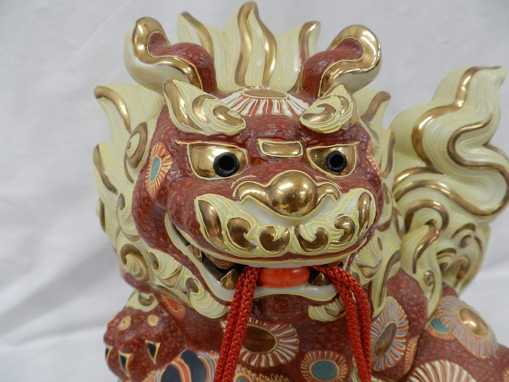 金沢の厄除け置物、玉獅子。 | 遺品整理・出張買取・不用品回収の