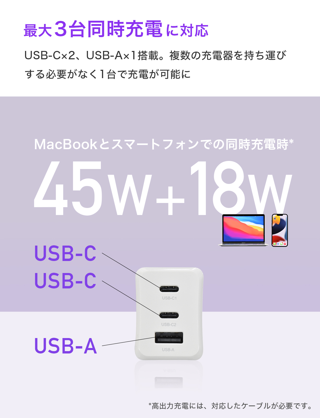 CIO-G65W2C1A | 株式会社CIO（シーアイオー）公式HP 充電器・モバイル