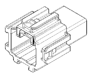 060コネクタ ハウジング 8P オス│矢崎総業コネクタカタログ