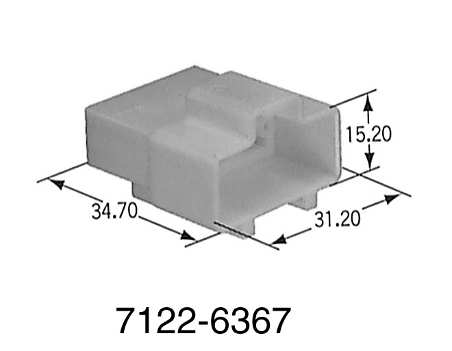 91 Connector M-LC Type Housing 6P Male│YAZAKI Connectors Catalog