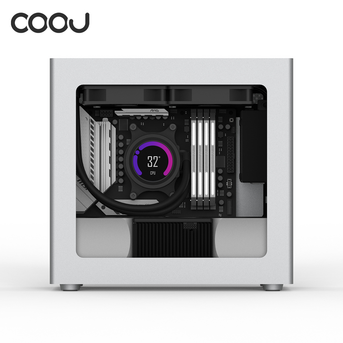 COOJ Z-18 Side glass version one-piece aluminum housing Matx case