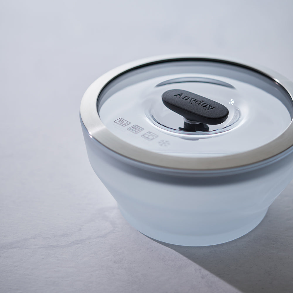 2ピースセットブラック 16cm&14cm | 電子レンジ調理器具 | Anyday