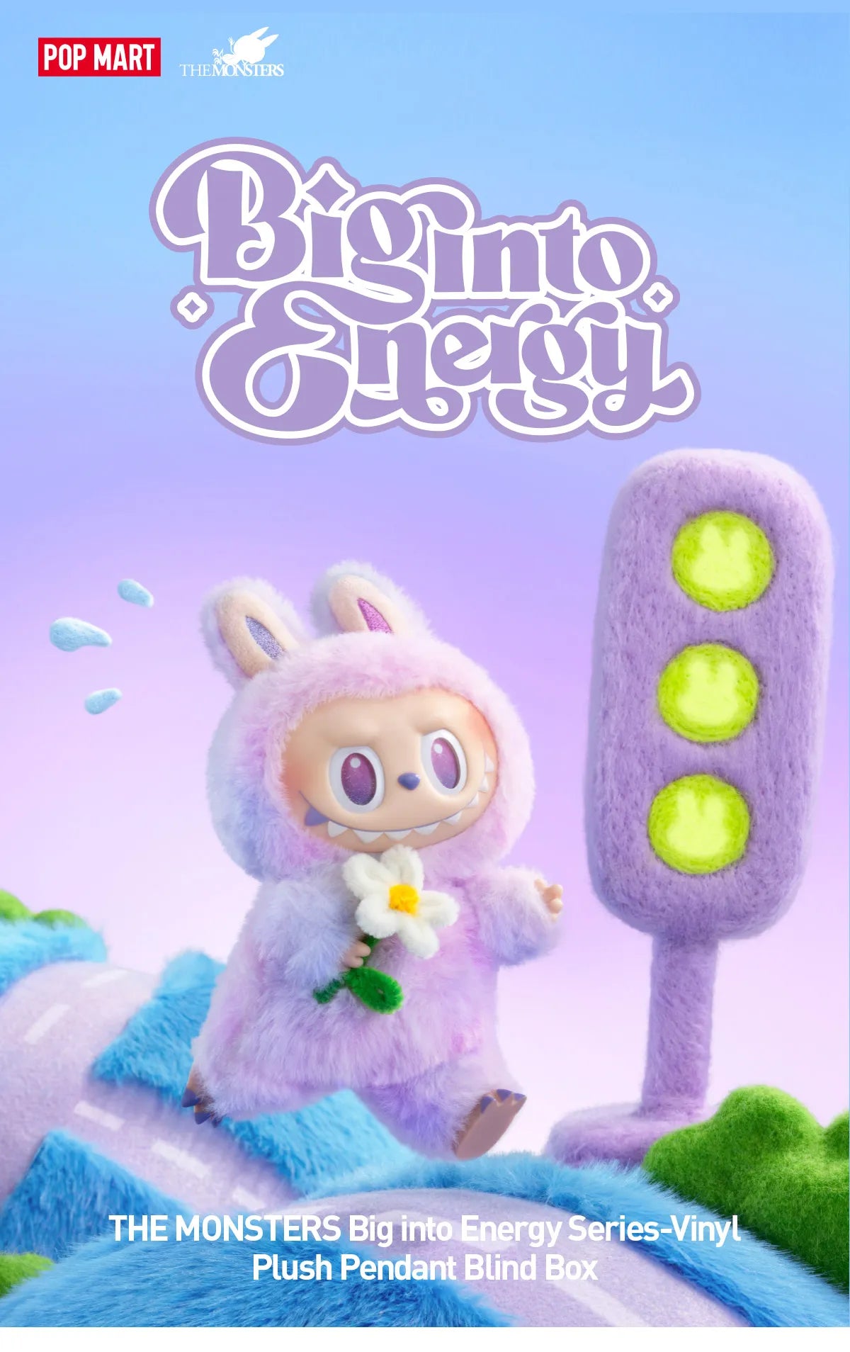 POP MART THE MONSTERS - Big into Energy Series-Vinyl Plush Pendant