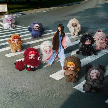 SKULLPANDA You Found Me! Series Plush Doll Pendant - Whole Set of