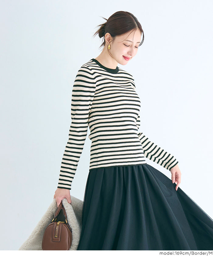 セール☆1690円→1490円 ウォッシャブル 極上ニットクルーネック