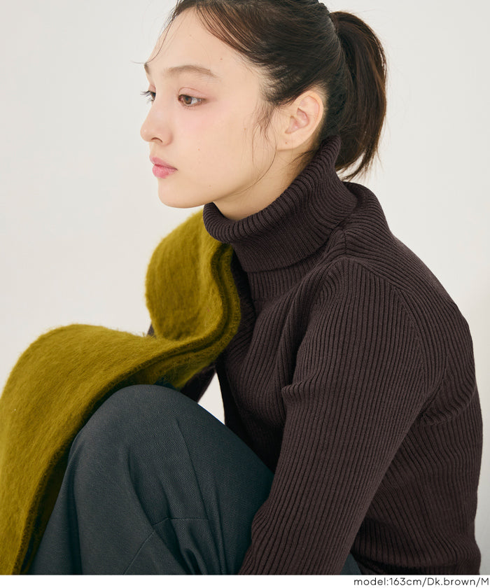 セール☆1690円→1490円 極上ニットタートルネック レディース メール