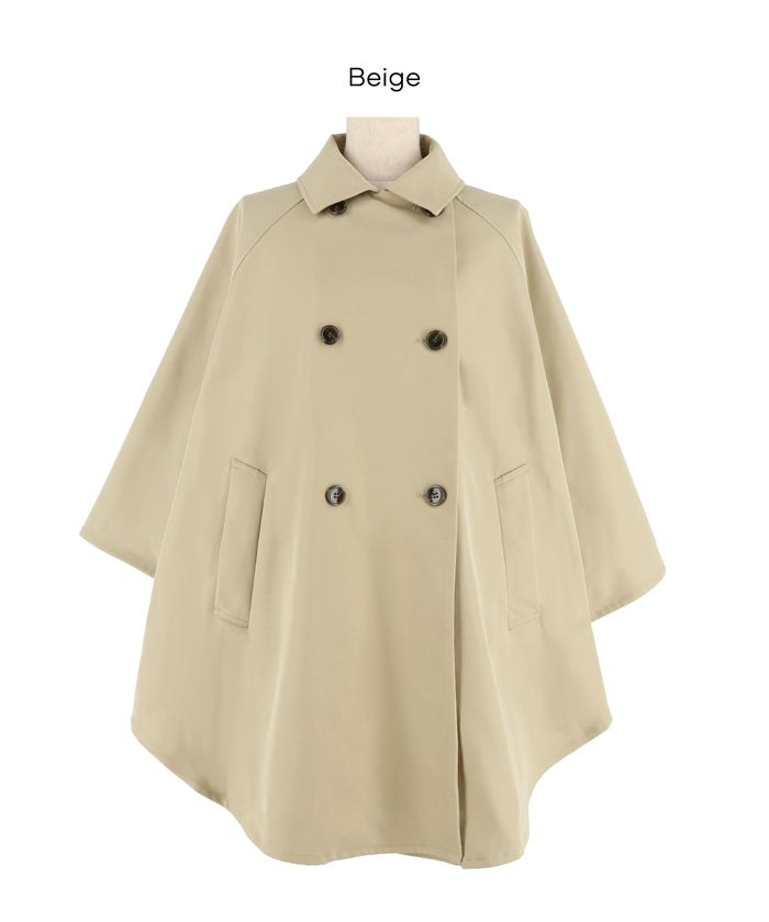 セール☆4990円→3990円 トレンチポンチョコート レディース 送料無料