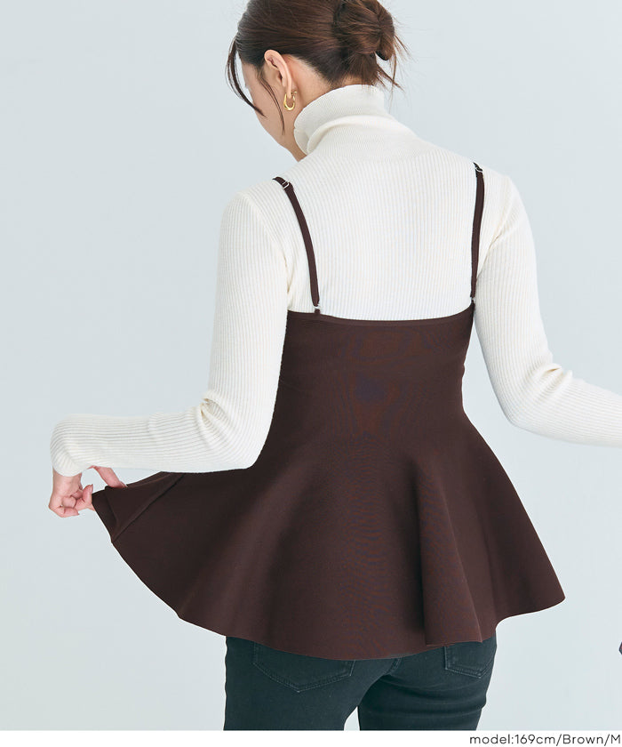 セール☆1990円→1290円 スポンディッシュニットキャミソール