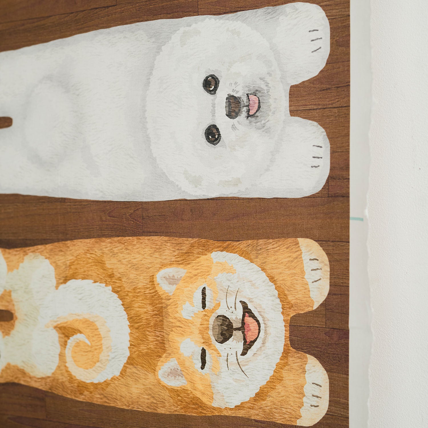 cocca(コッカ) ｜生地通販｜HOME DECO mini ～床に寝転ぶ犬猫たち