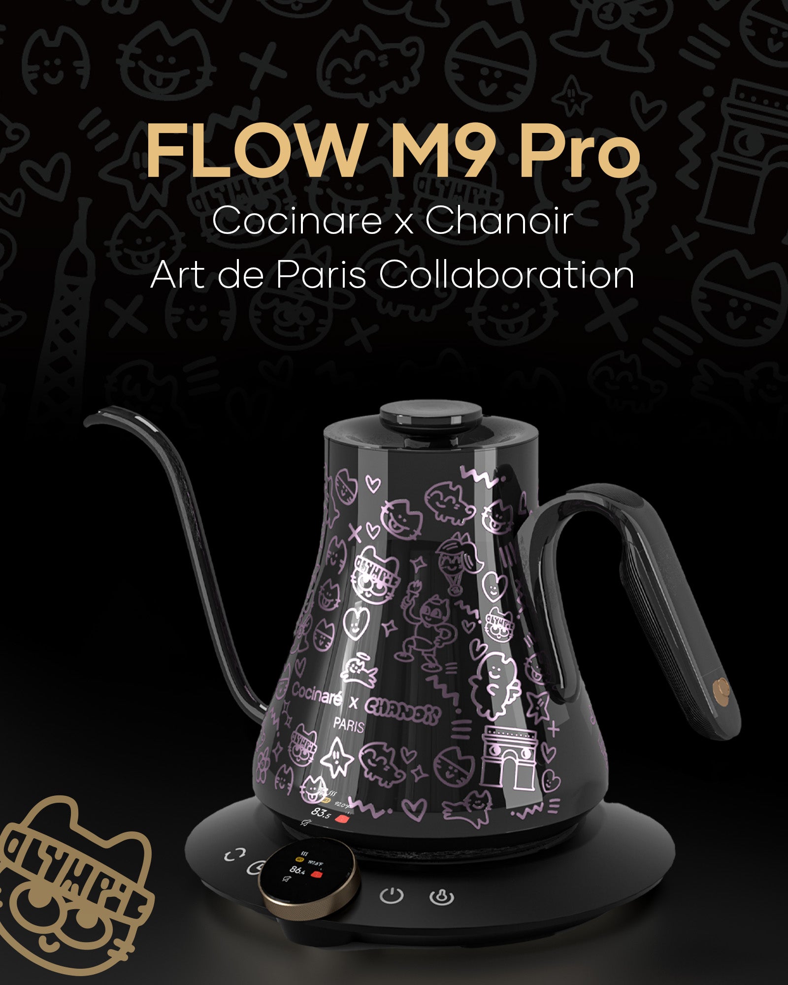 FLOW M9 Pro Electric Kettle (Chanoir) – Cocinare
