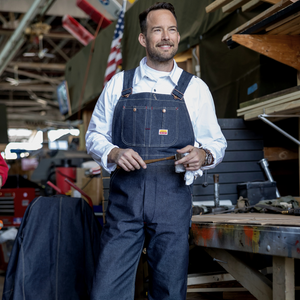 Vintage Denim Men's Work Overalls | Cockpit USA