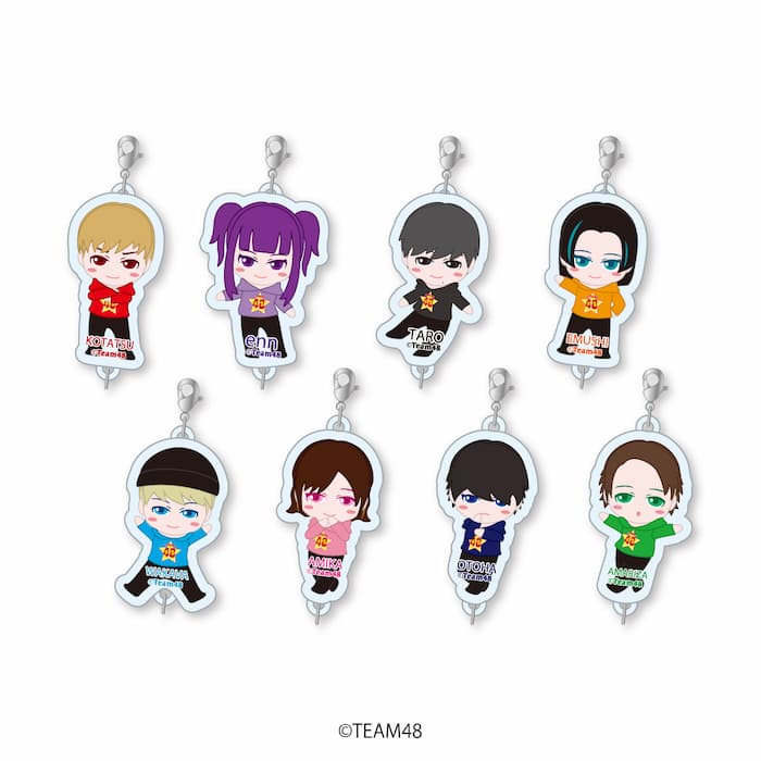 48-フォーエイト】メンバーカラーの限定グッズが「プライズ＆カプセル