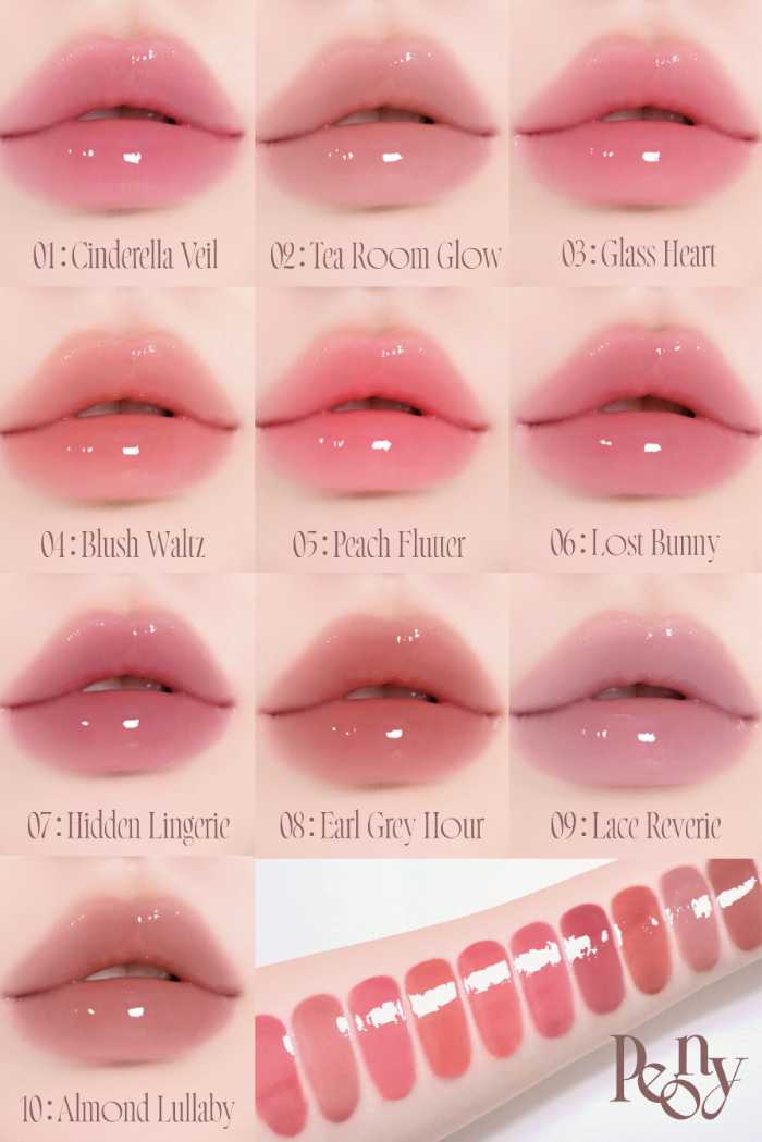 Peonyから新作リップグロス登場♡潤いとツヤを叶える全10色（cocotte