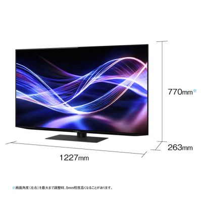 シャープ公式通販】 55V型 4K有機ELテレビ+標準配送設置サービス