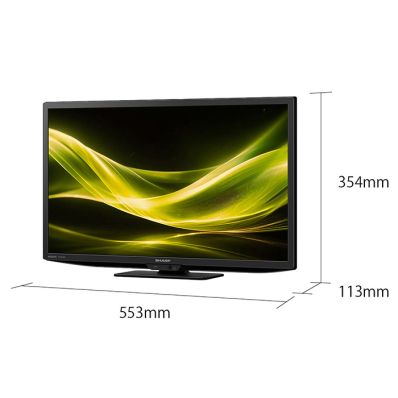 シャープ公式通販】 24V型 デジタルハイビジョン液晶テレビ｜2T-C24GE1