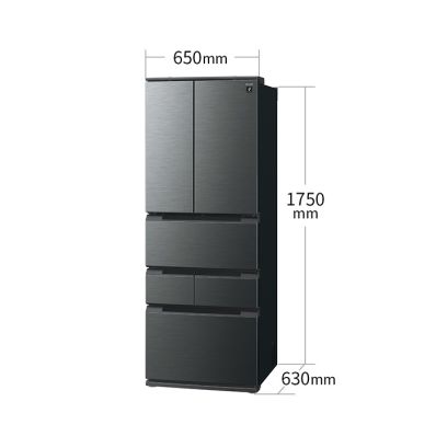 シャープ公式通販】 プラズマクラスター搭載フレンチドア冷蔵庫