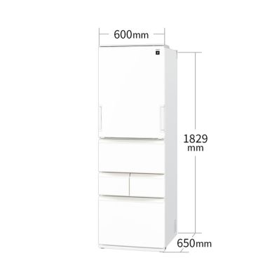 シャープ公式通販】 プラズマクラスター搭載どっちもドア冷蔵庫