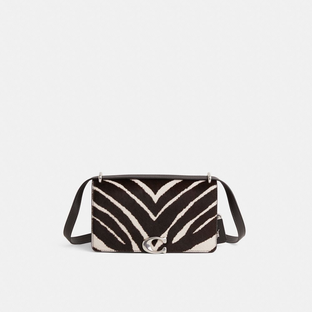 COACH® | Restored Bandit Shoulder Bag In Haircalf With Zebra Print