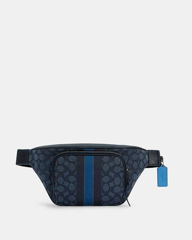 トンプソン ベルト バッグ シグネチャー ジャカード ウィズ ヴァー